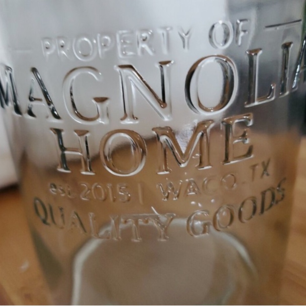 Magnolia Home Glass Jar Super Neat